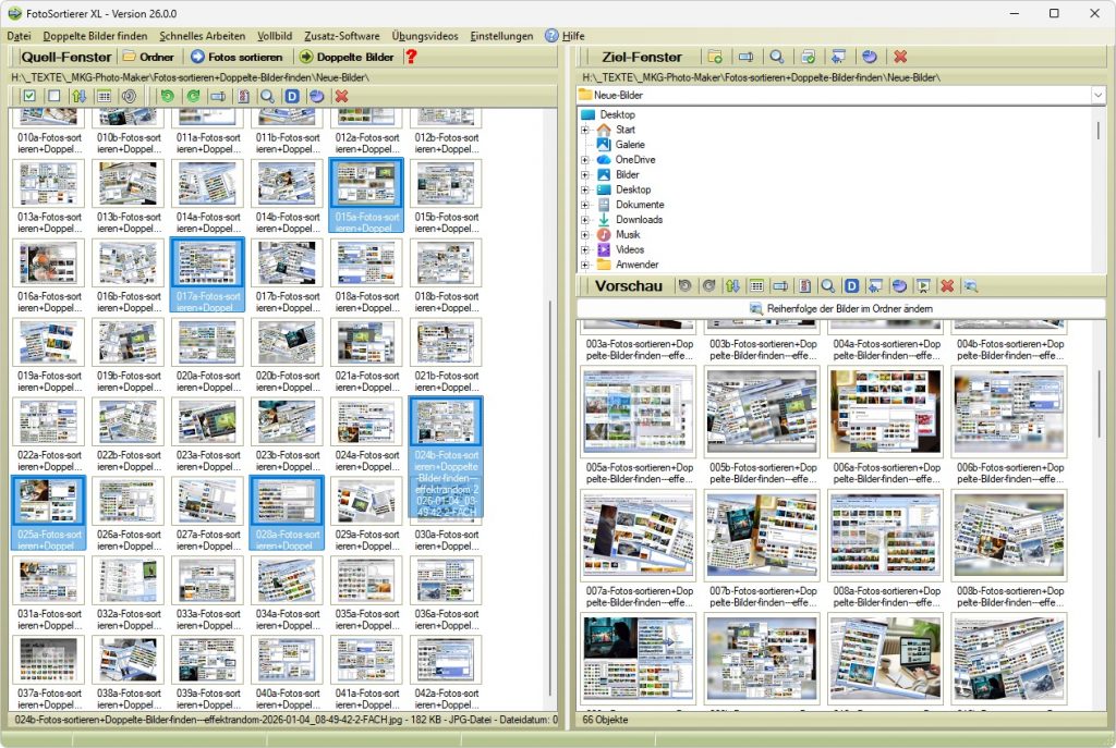 Programm zum Sortieren von Bildern