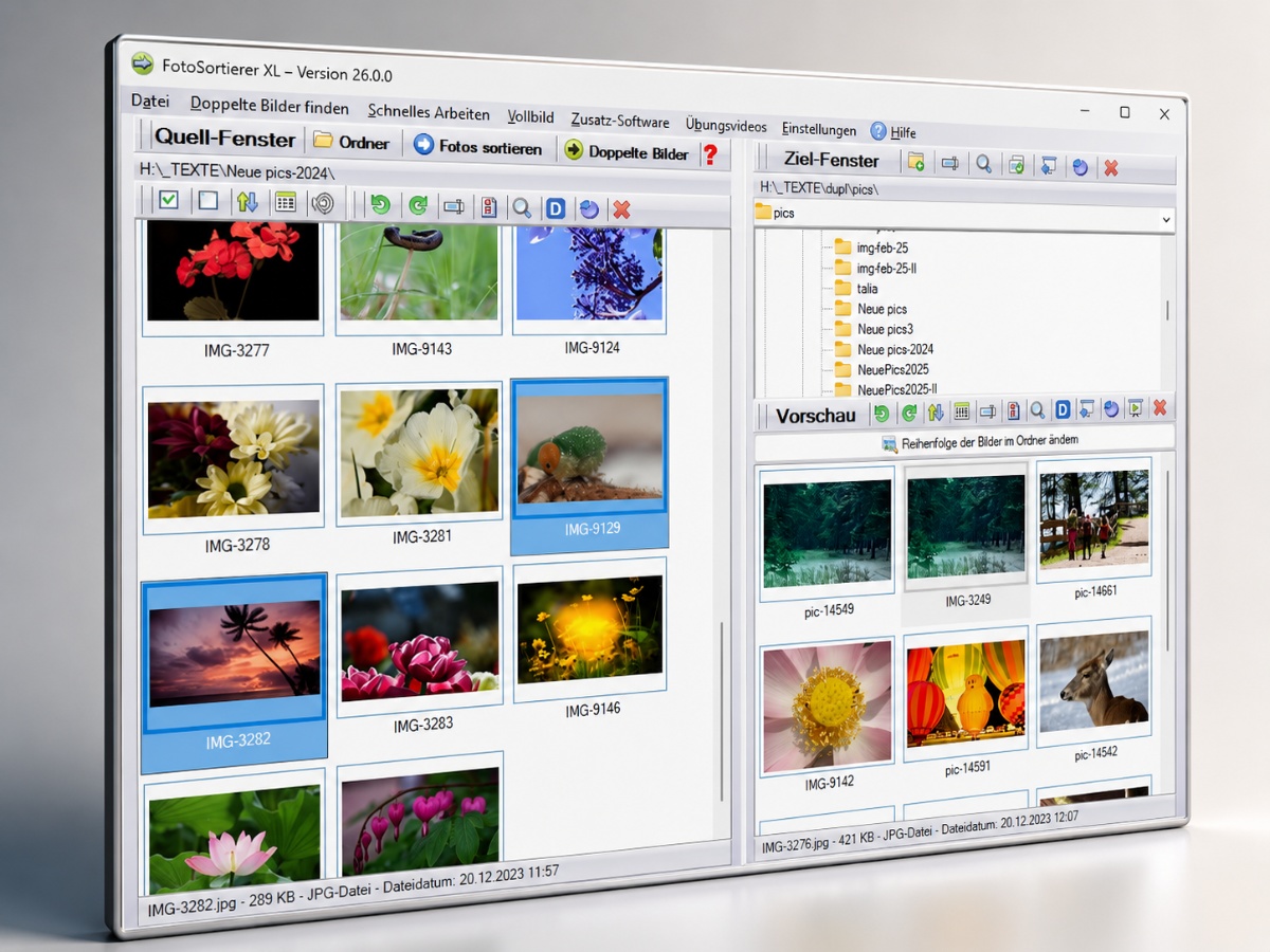 Fotos-Sortieren-Programm für den PC